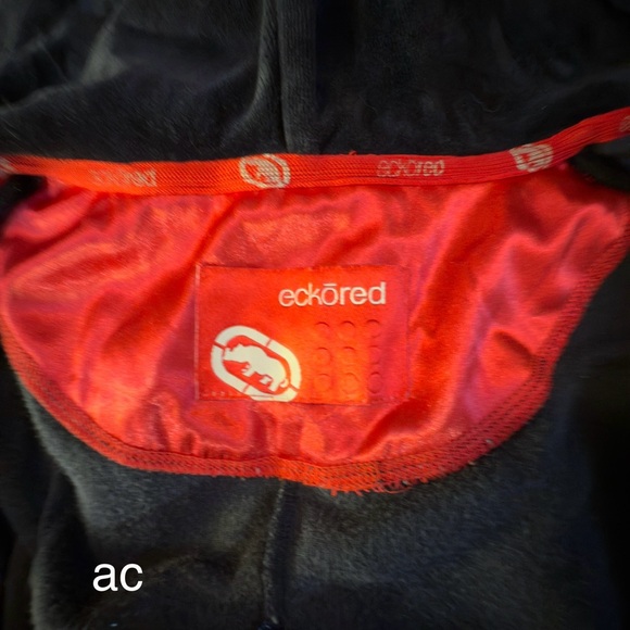 Vintage Ecko Unlimited velour zip-up jumpsuit Pre-owned women’s No size tag | ac - Picture 5 of 11